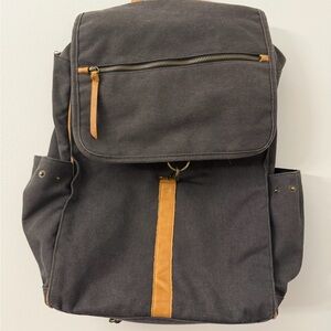 HEARTH & HAND WITH MAGNOLIA CANVAS LIGHTWEIGHT BACKPACK, GRAY